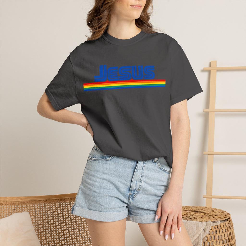 Jesus Rainbow Stripe T-Shirt