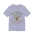 But Seek First His Kingdom Floral Christian Tee