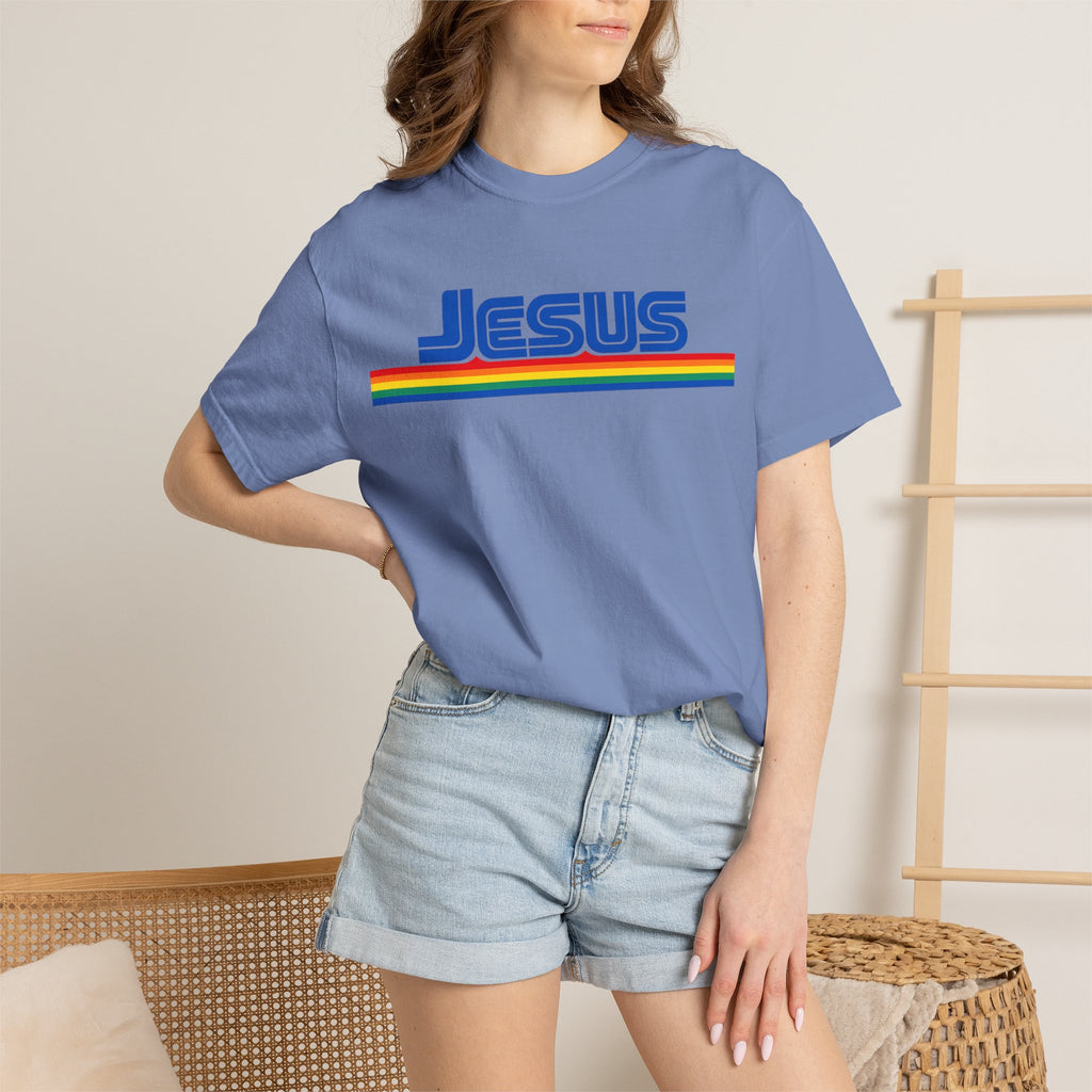 Jesus Rainbow Stripe T-Shirt