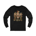 Vintage Nutcracker Soldiers Long Sleeve Tee | Holiday Ornament Trio