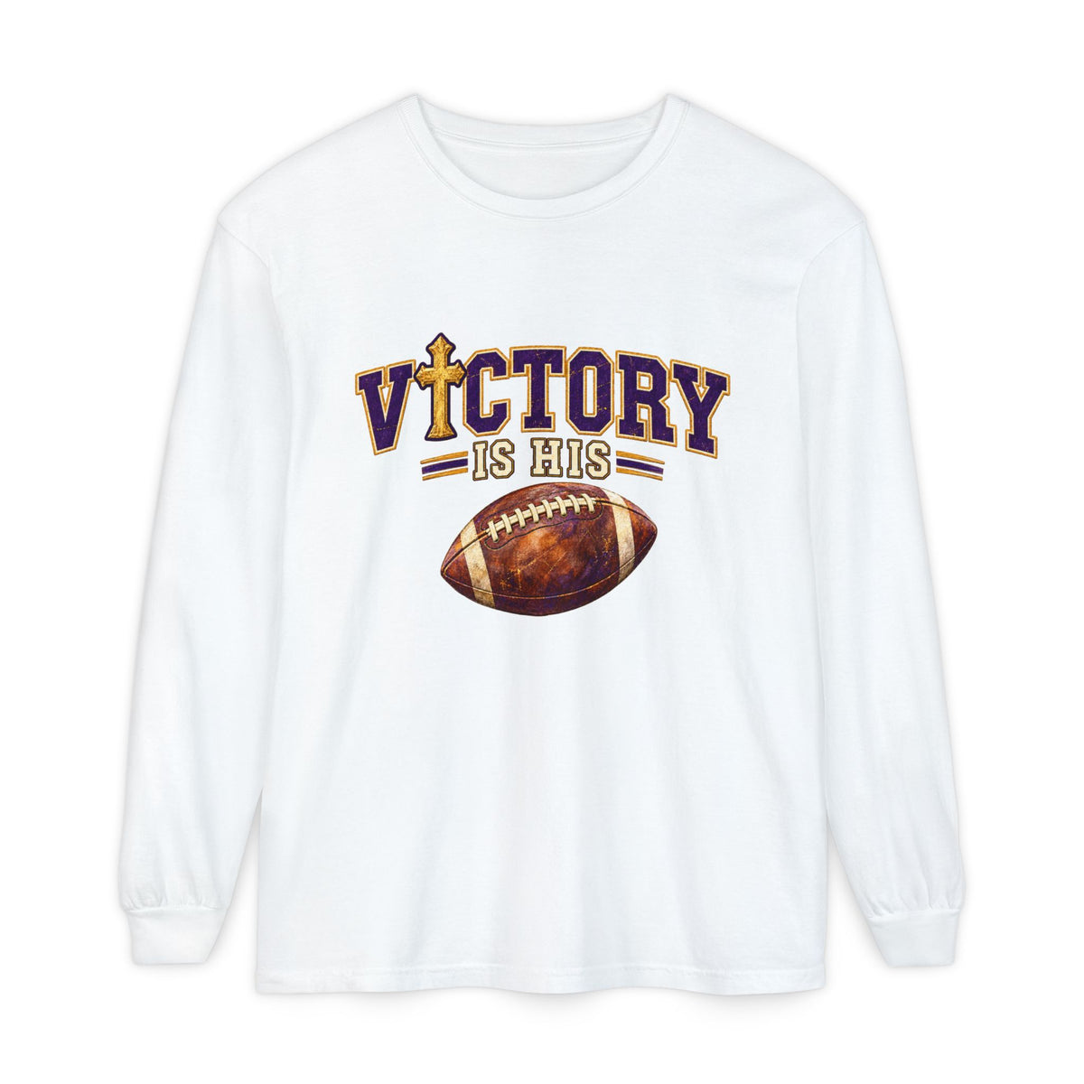 Comfort Colors Gameday Unisex Long Sleeve Tee- Christian Graphic