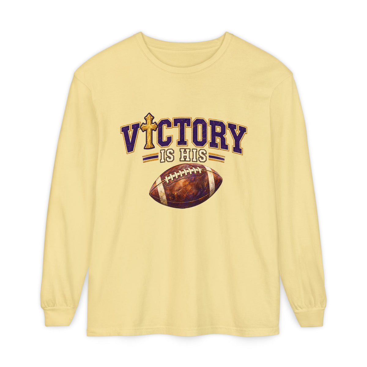 Comfort Colors Gameday Unisex Long Sleeve Tee- Christian Graphic