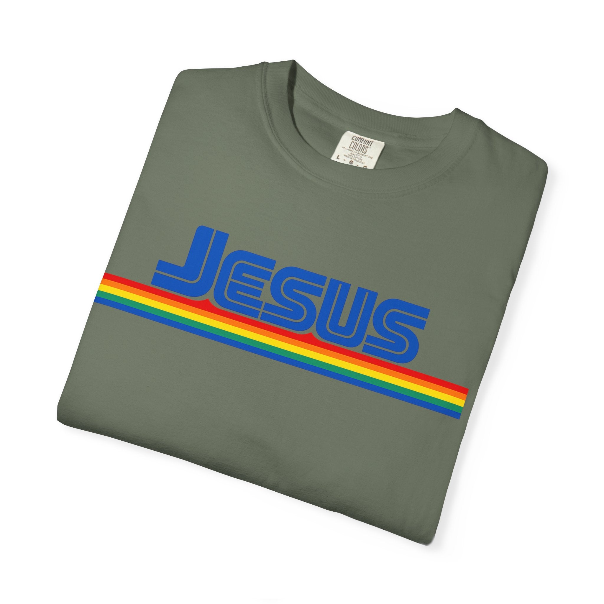 Jesus Rainbow Stripe T-Shirt