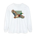 Mallard Duck Illustration Long Sleeve T-Shirt | Flying Duck Nature Tee