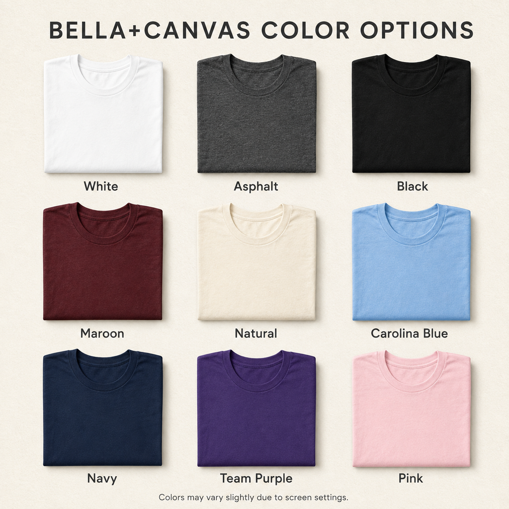 Everlasting Love floral script Tee | Bella Canvas soft women's tee