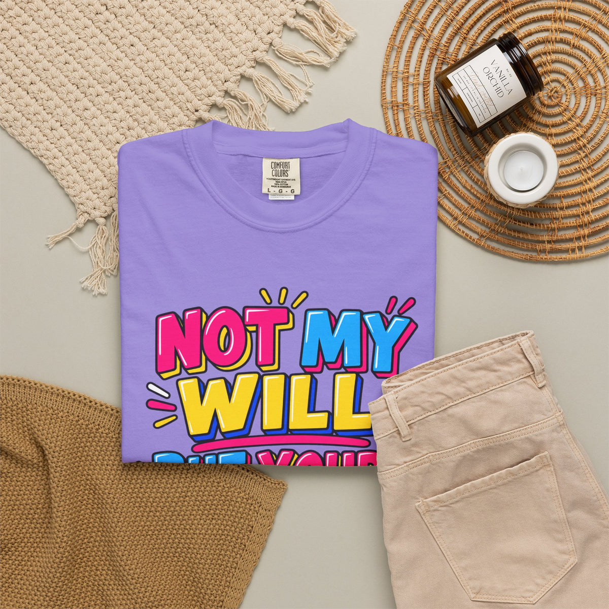 Not My Will But Yours Be Done T-Shirt — Luke 22:42 Christian Faith Tee