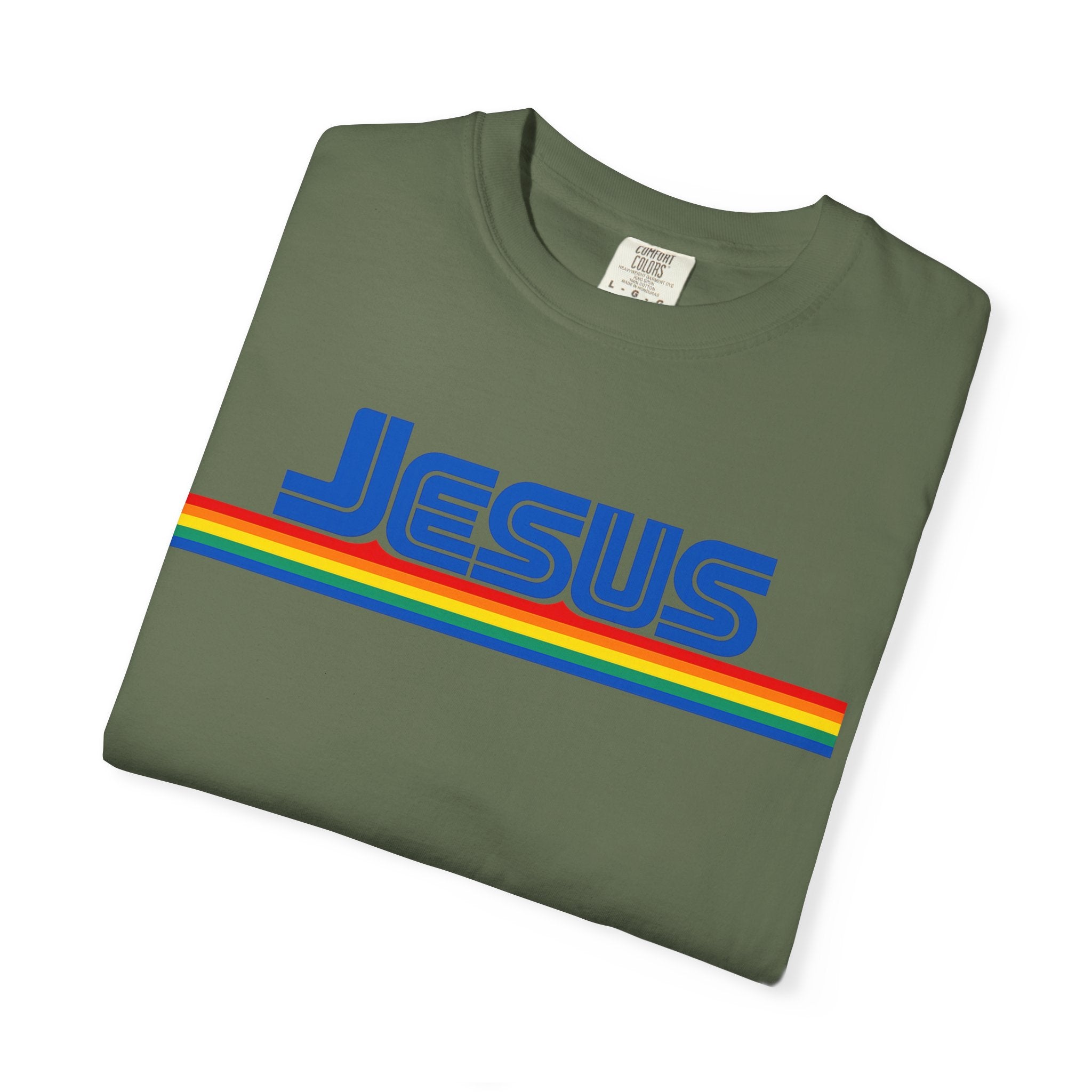 Jesus Rainbow Stripe T-Shirt