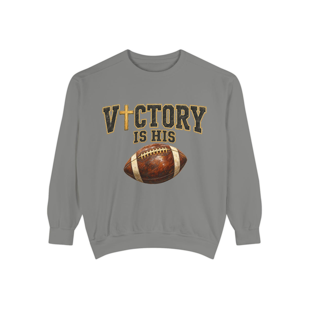Women's Game-Day Sweatshirt- Christian Football Graphic