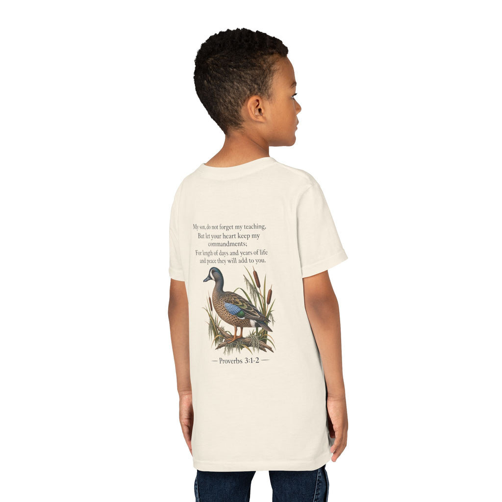 Youth Tee — Proverbs 31:2 Duck Graphic Christian T‑Shirt